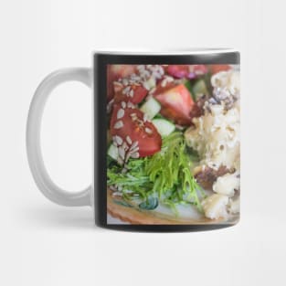 Casserole with Salad Mug